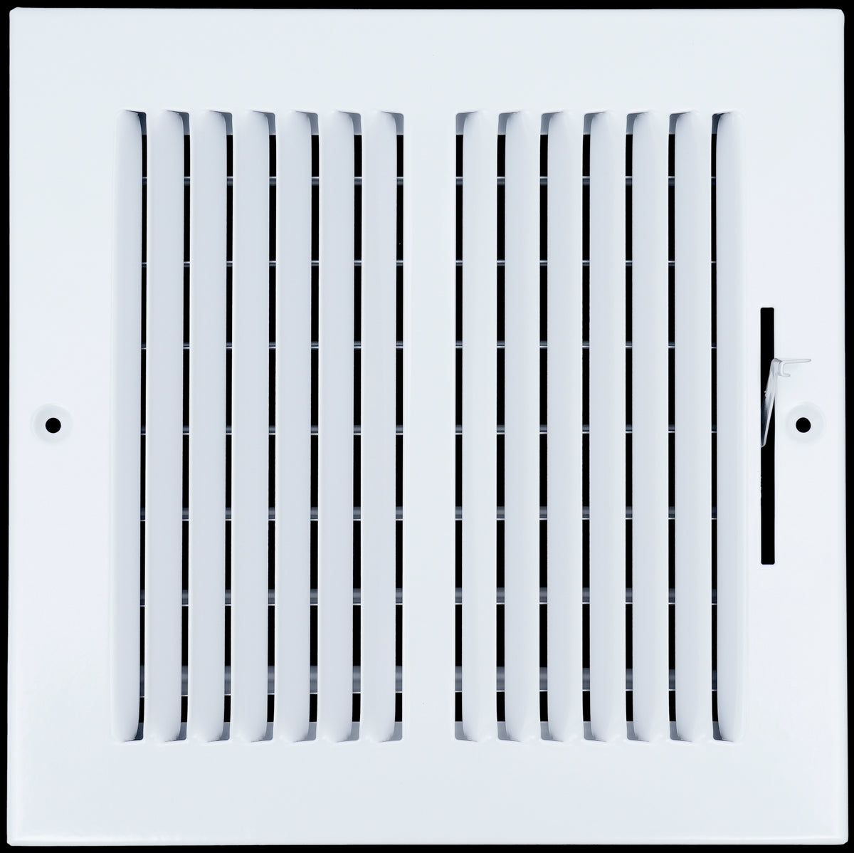 airgrilles 8 x 8 duct opening 2 way steel air supply diffuser for sidewall and ceiling hnd-asg-wh-2way-8x8 764613097535 1