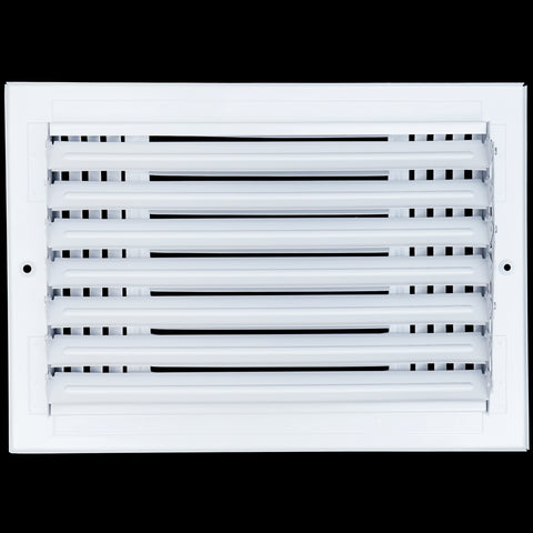 12 X 8 Duct Opening | 3 WAY Steel Air Supply Diffuser for Sidewall and Ceiling