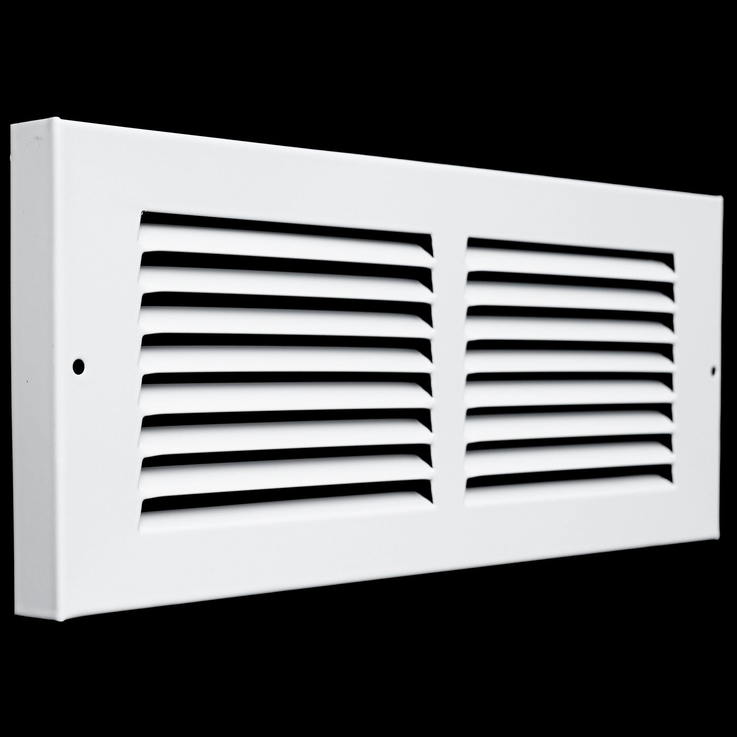 airgrilles 12"w x 4"h baseboard return air grille  -  vent cover grill  -  7/8" margin turnback to fit baseboard  -  white  -  outer dimensions: 13.75"w x 5.75"h for 12x4 duct opening hnd-bra-wh-12x4  - 1