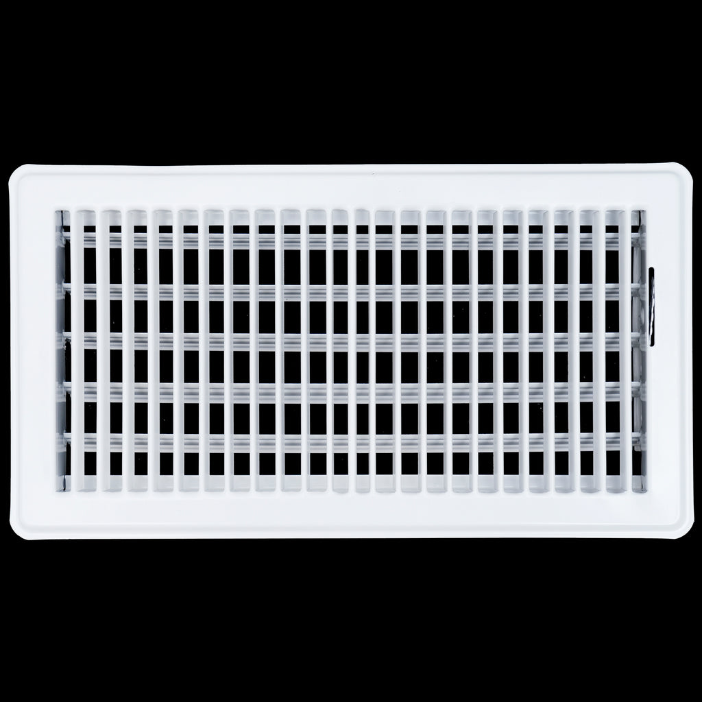 6" x 12" [Duct Opening] Floor Register with Louvered Design | Heavy Du ...