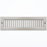 2" x 10" [Duct Opening Size] Toe Kick Register Grille | Vent Cover  | Outer Dimensions: 3.5" X 11.5" | Brown