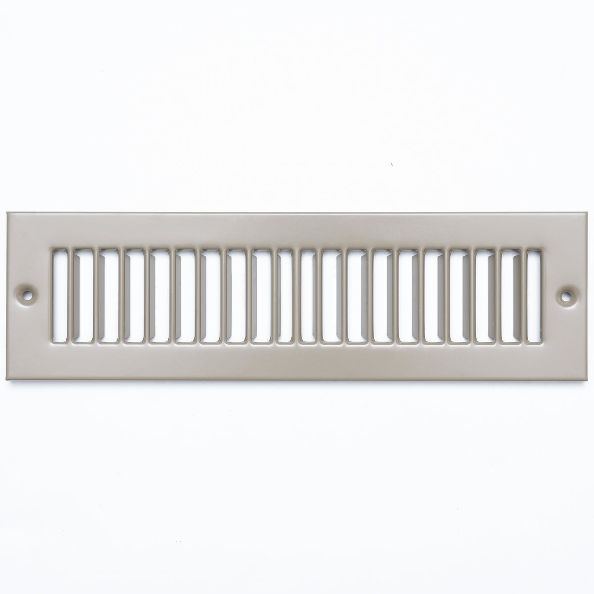 airgrilles 2" x 10" floor register with louvered design   heavy duty walkable design with damper   floor vent grille   easy to adjust air supply lever   gray hnd-flg-gr-2x10  - 1