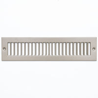 airgrilles 2" x 12" toe kick register grille   vent cover   outer dimensions: 3.5" x 13.5"   brown hnd-tgs-br-2x12  - 1