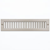 2" x 12" [Duct Opening Size] Toe Kick Register Grille | Vent Cover  | Outer Dimensions: 3.5" X 13.5" | Brown