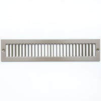 airgrilles 2" x 14" toe kick register grille   vent cover   outer dimensions: 3.5" x 15.5"   brown hnd-tgs-br-2x14  - 1