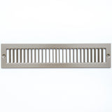 2" x 14" [Duct Opening Size] Toe Kick Register Grille | Vent Cover  | Outer Dimensions: 3.5" X 15.5" | Brown