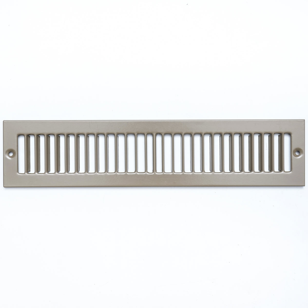 airgrilles 2" x 14" toe kick register grille   vent cover   outer dimensions: 3.5" x 15.5"   brown hnd-tgs-br-2x14  - 1