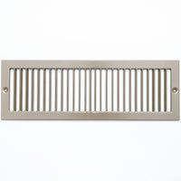 airgrilles 4" x 14" toe kick register grille vent cover outer dimensions: 5.5" x 15.5" brown hnd-tgs-br-4x14  1
