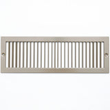 4" x 14" [Duct Opening Size] Toe Kick Register Grille | Vent Cover  | Outer Dimensions: 5.5" X 15.5" | Brown