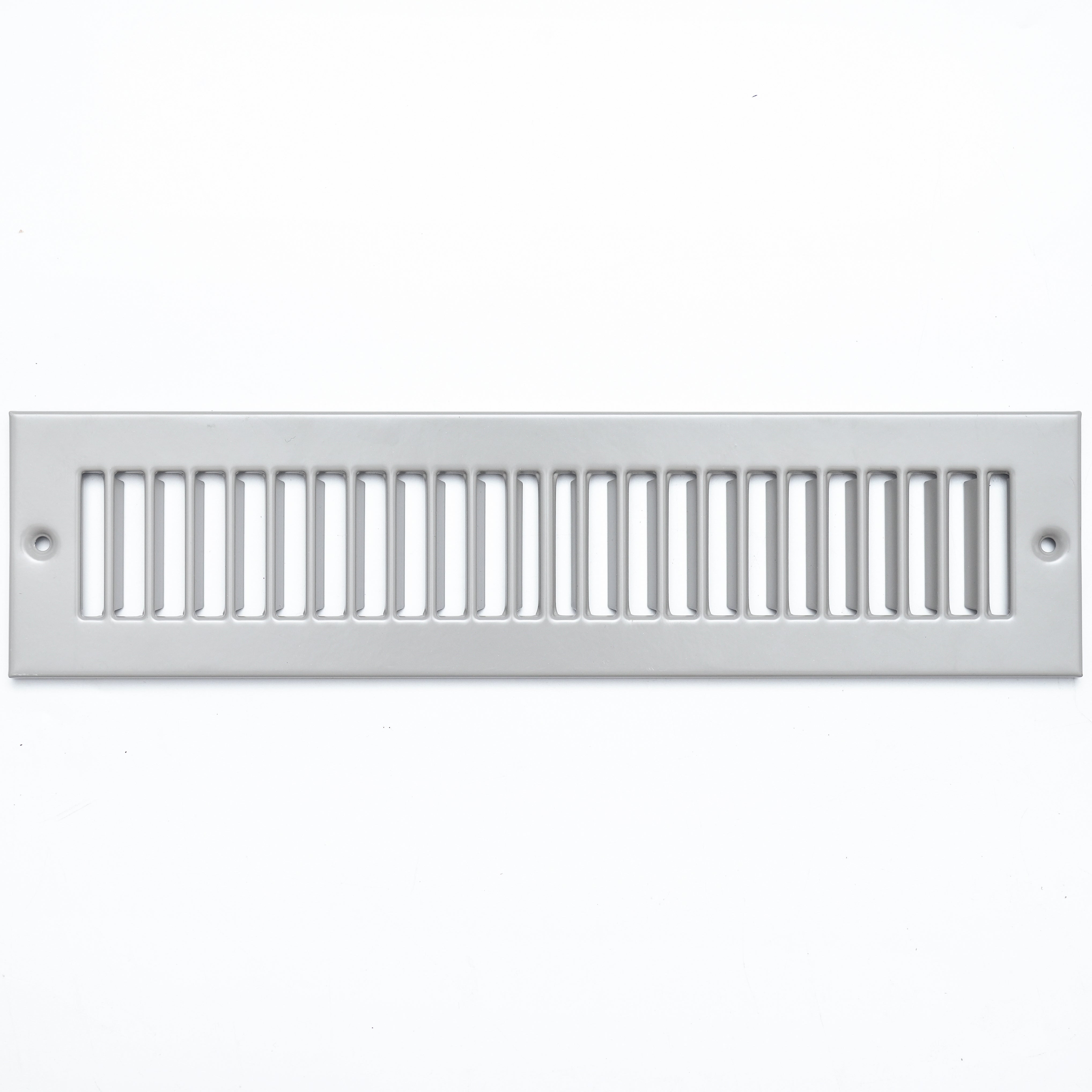 airgrilles 2" x 12" toe kick register grille   vent cover   outer dimensions: 3.5" x 13.5"   gray hnd-tgs-gr-2x12  - 1