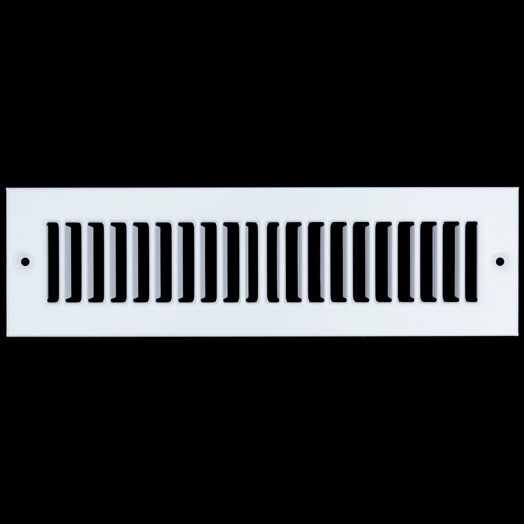airgrilles 2" x 10" toe kick register grille   vent cover   outer dimensions: 3.5" x 11.5"   white hnd-tgs-wh-2x10  - 1