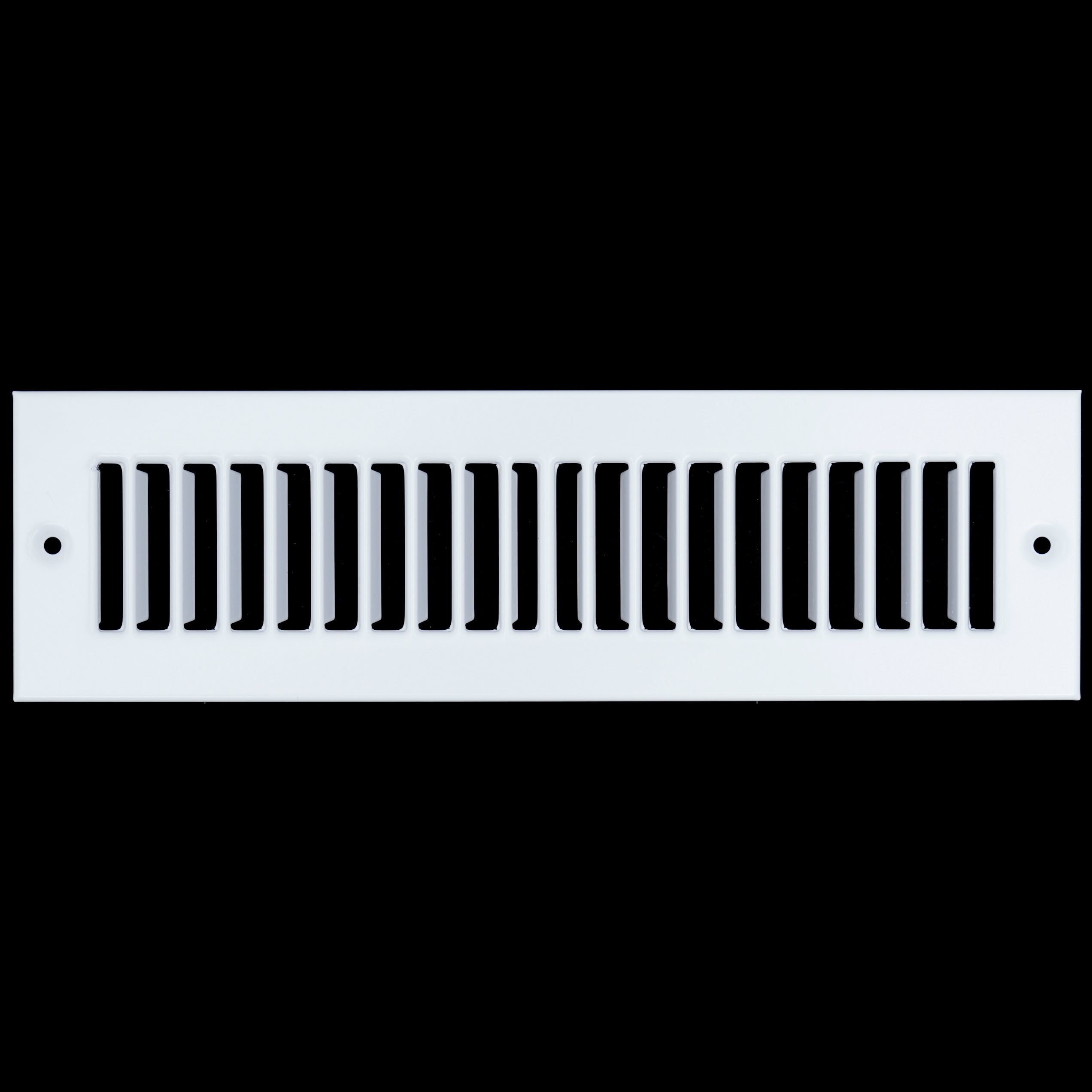 airgrilles 2" x 10" toe kick register grille   vent cover   outer dimensions: 3.5" x 11.5"   white hnd-tgs-wh-2x10  - 1
