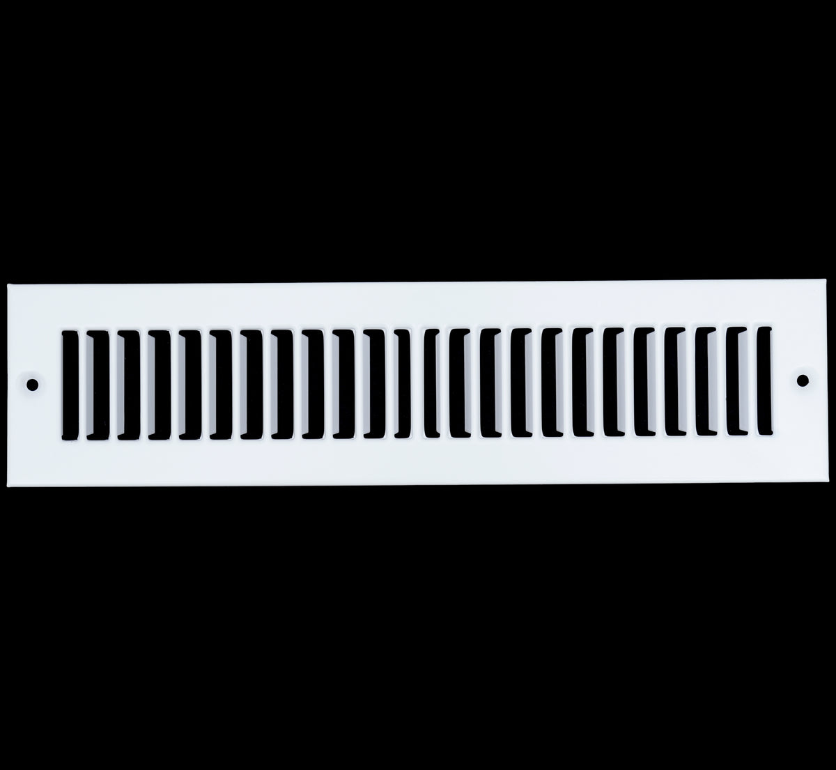 airgrilles 2" x 12" toe kick register grille   vent cover   outer dimensions: 3.5" x 13.5"   white hnd-tgs-wh-2x12  - 1