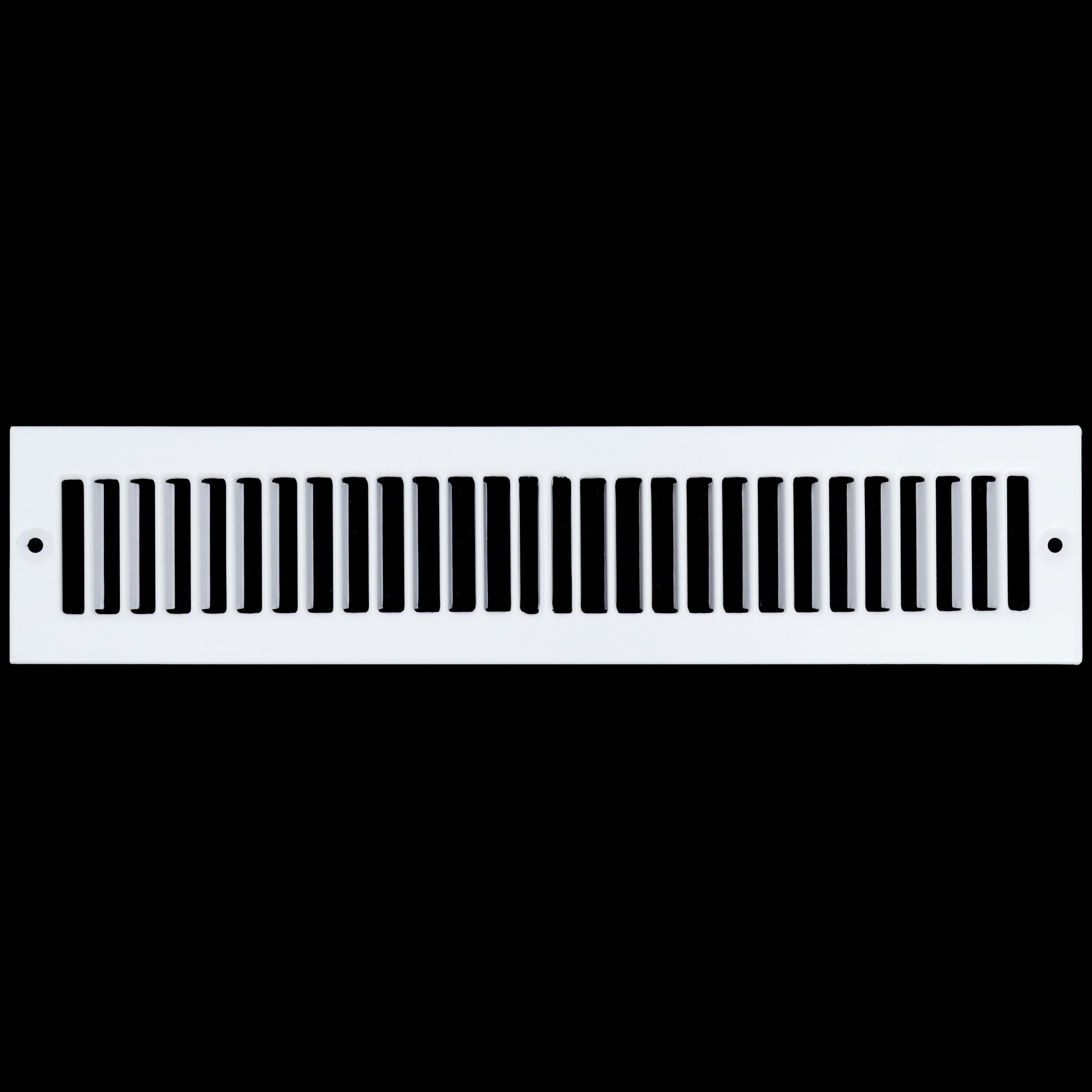 airgrilles 2" x 14" toe kick register grille   vent cover   outer dimensions: 3.5" x 15.5"   white hnd-tgs-wh-2x14  - 1