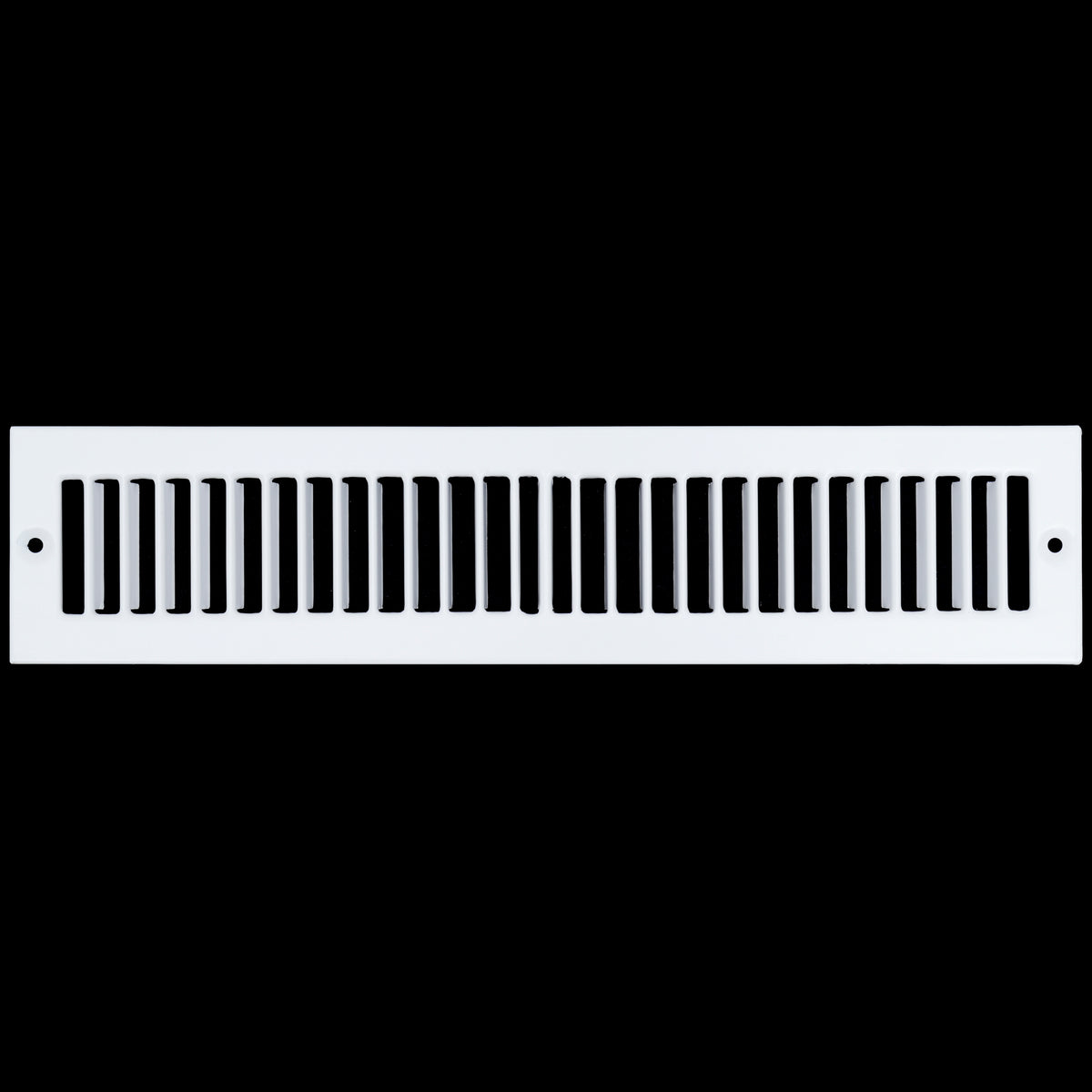 airgrilles 2" x 14" toe kick register grille   vent cover   outer dimensions: 3.5" x 15.5"   white hnd-tgs-wh-2x14  - 1
