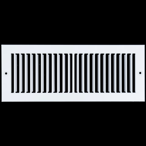 airgrilles 4" x 12" toe kick register grille vent cover outer dimensions: 5.5" x 13.5" white hnd-tgs-wh-4x12  1