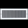 airgrilles 4" x 12" toe kick register grille vent cover outer dimensions: 5.5" x 13.5" white hnd-tgs-wh-4x12  1