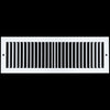 airgrilles 4" x 14" toe kick register grille vent cover outer dimensions: 5.5" x 15.5" white hnd-tgs-wh-4x14  1