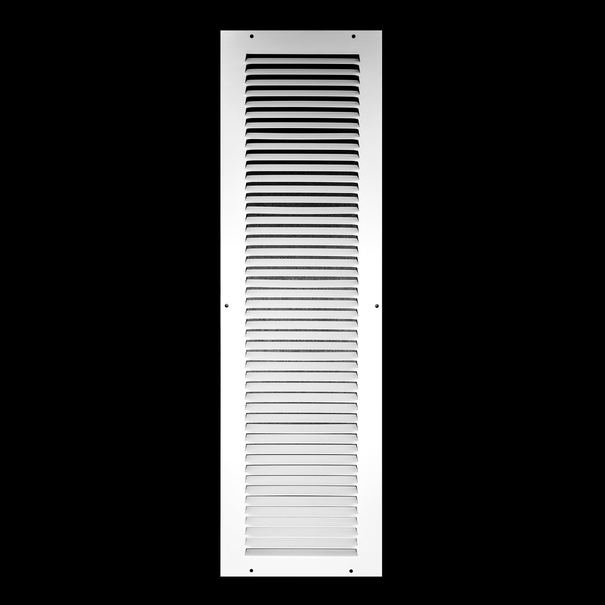 airgrilles 6" x 24" duct opening hd steel return air grille for sidewall and ceiling 7hnd-flt-rg-wh-6x24 038775641005 1