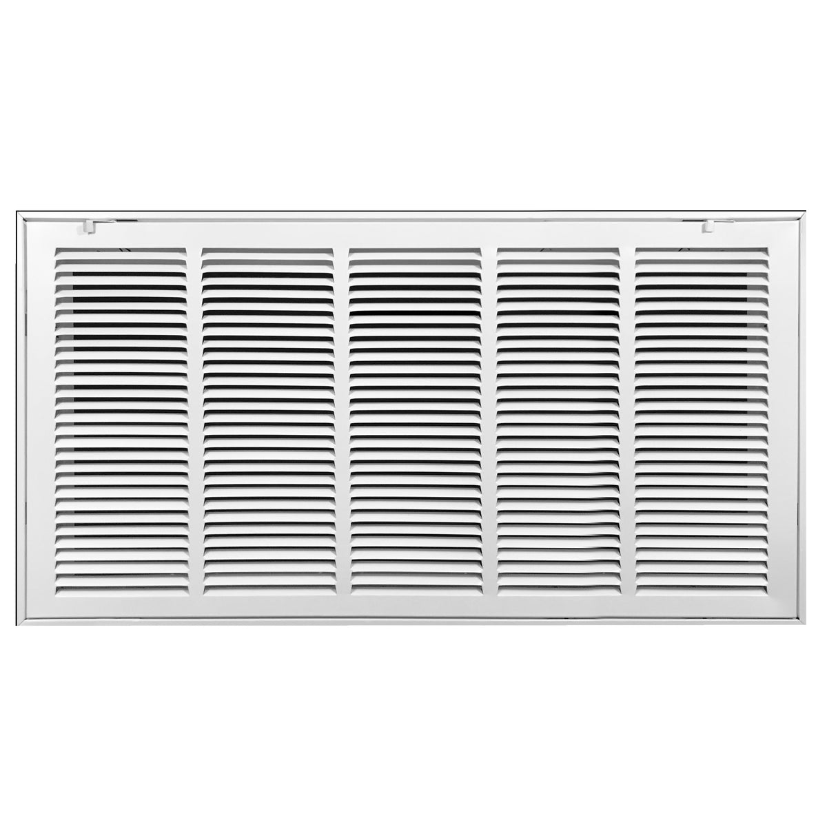 airgrilles 25" x 20" duct opening   hd steel return air filter grille for sidewall and ceiling 7hnd-rfg1-wh-25x20 038775638388 - 1